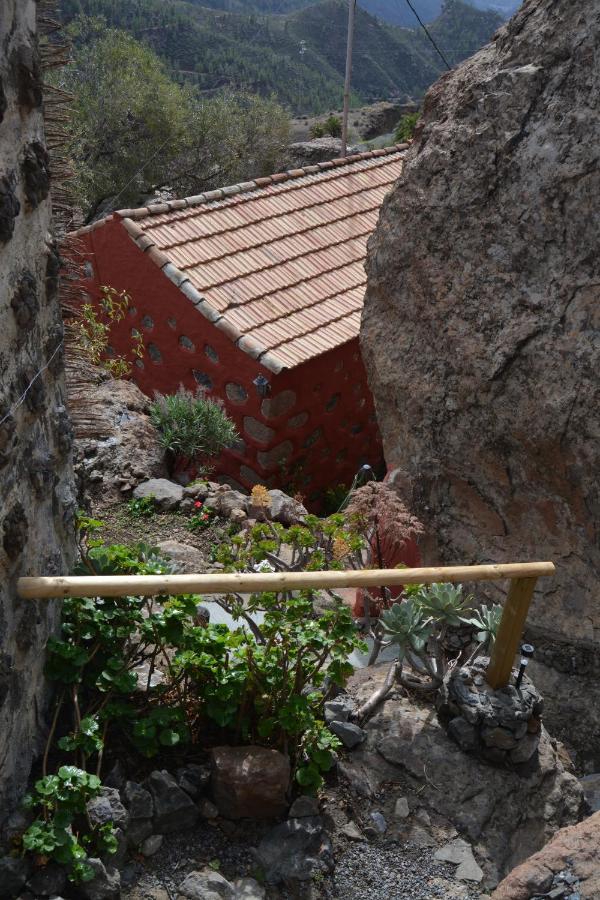 Casa Cueva El Pedregal Tejeda Villa Eksteriør billede